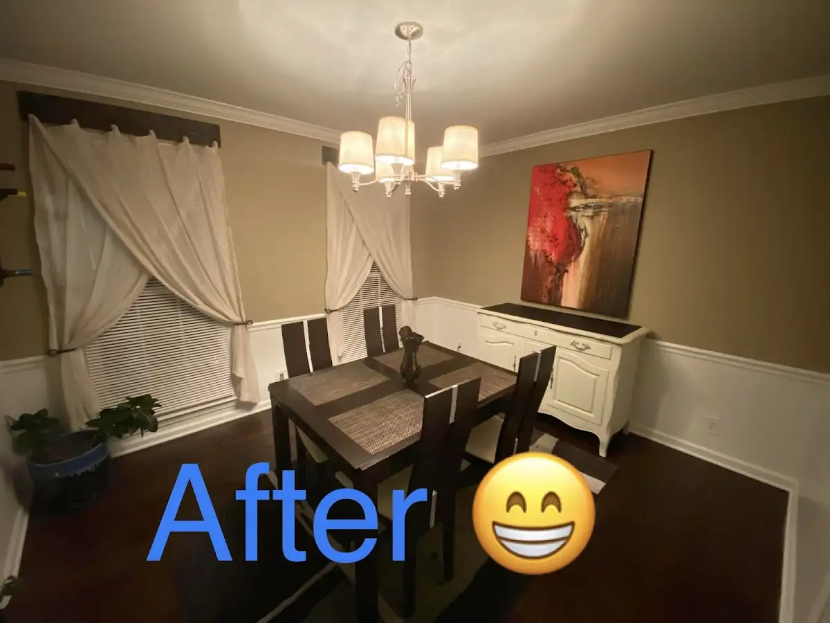 Professional dining room restoration after water damage in Ambridge
